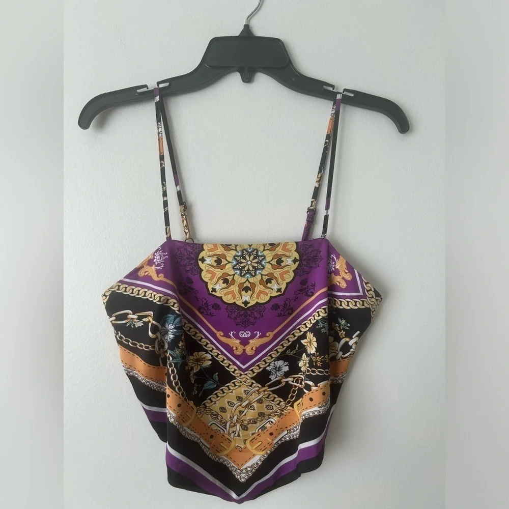 Crave Fame crop top size large